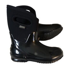 Bogs Shiny Black Rain Boots